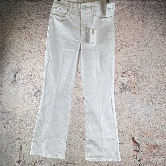 Good American Straight Leg White Jeans size 0   MN100 - Picture 1 of 6